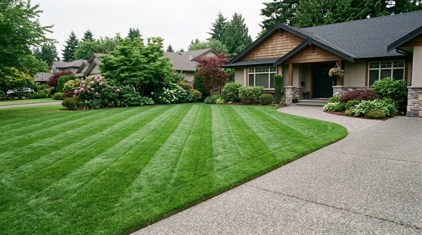 Lawn care and mowing service in Victoria BC — Coastal Miller Landscaping